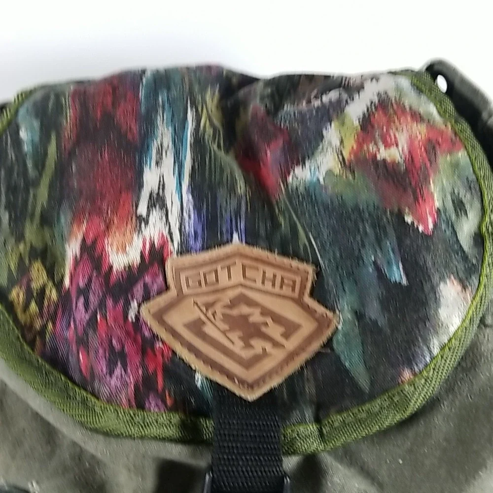 Rare 90s Gotcha Ruck Sack Surf, Skate Wear Vintage Southwestern Tapestry